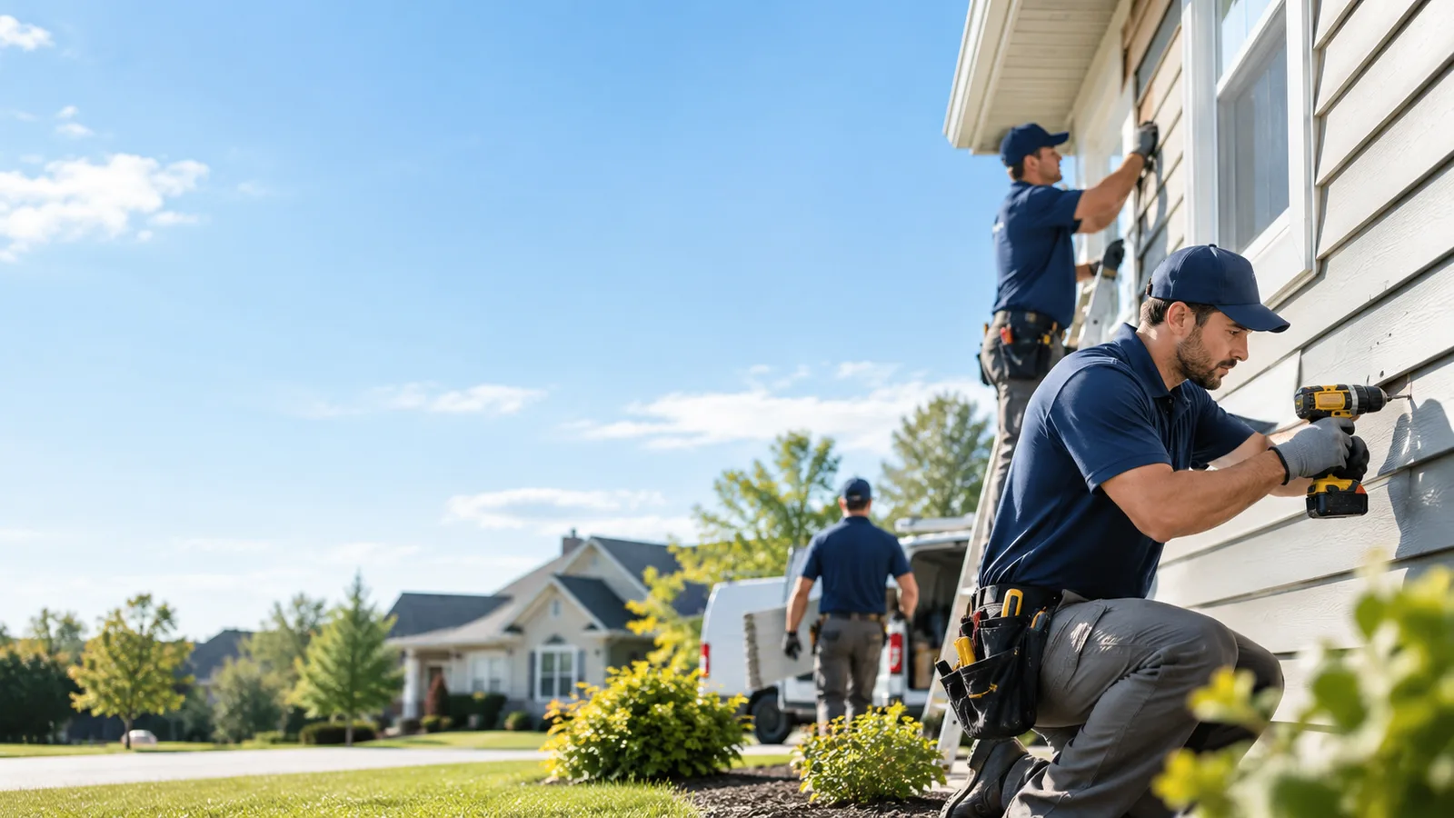 Siding Repair Vs Replacement in Ashley, IL